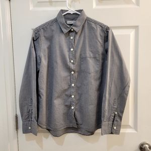 Tradlands Black Grey Button Down